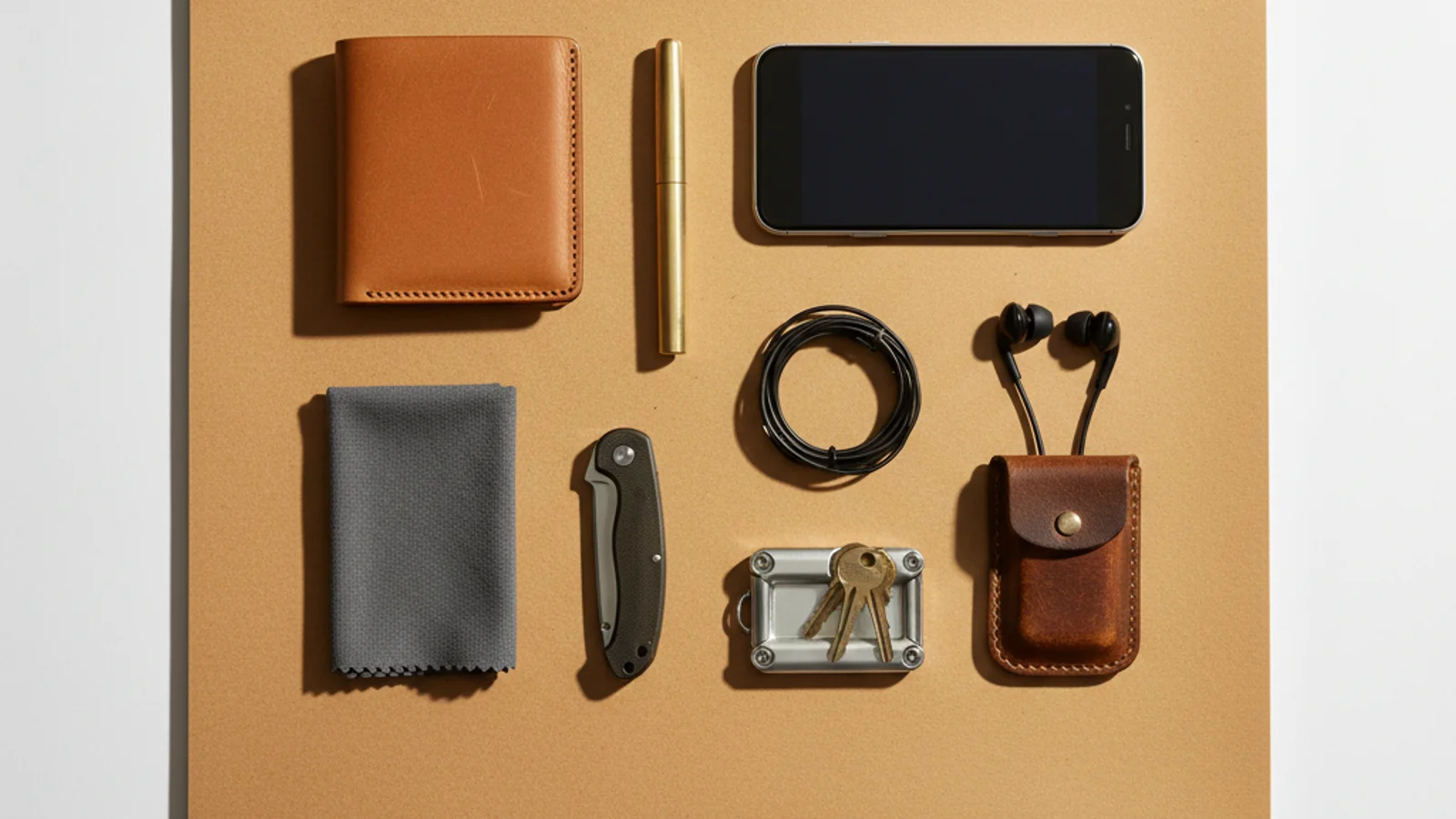 Kit EDC urbain : le contenu minimal d'un sac de commute