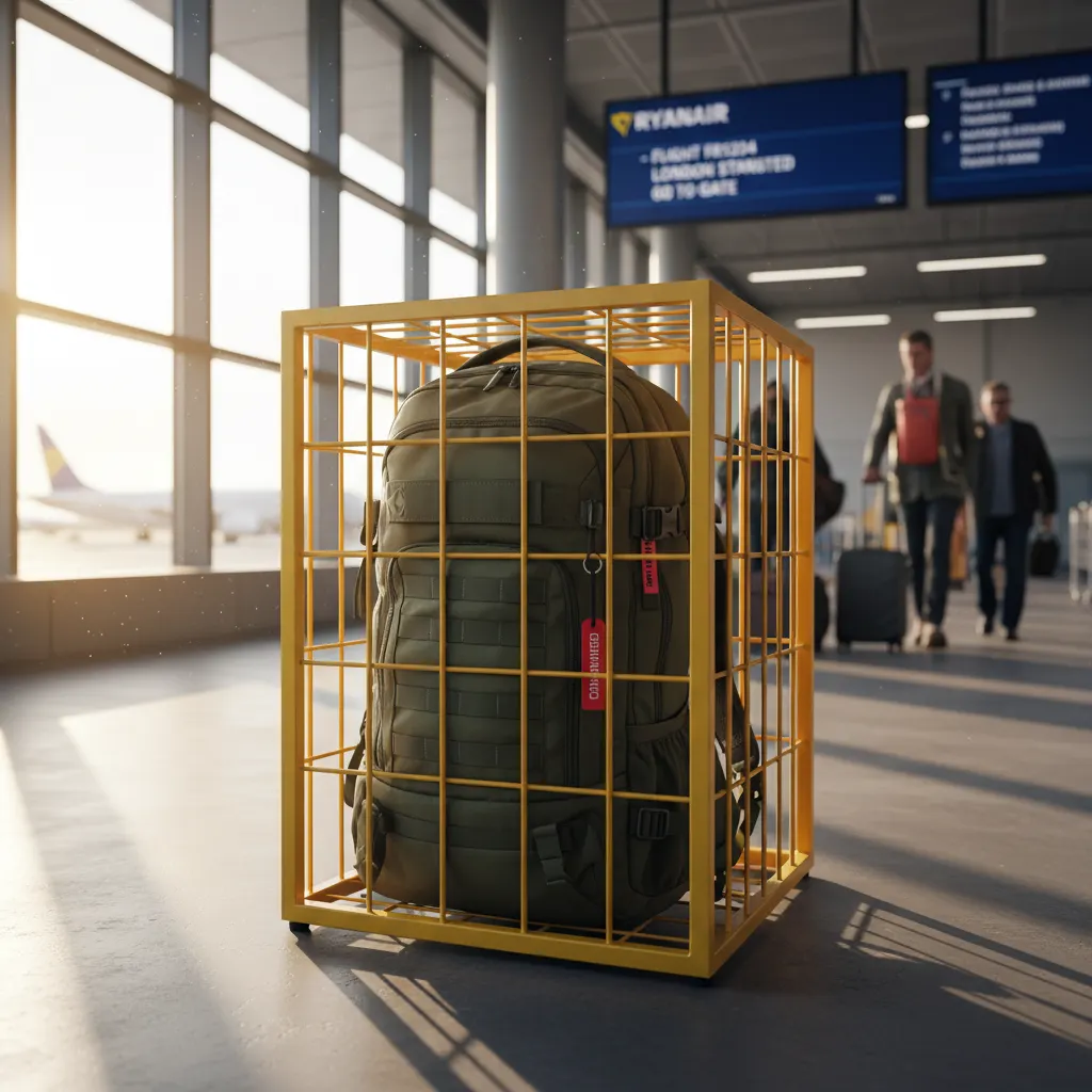 Sac à dos cabine 40L : compatible Ryanair, EasyJet, Air France